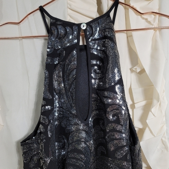 NWT Show Me Your Mumu Gomez Sparkle Dress Halter Sequin Mini Small Era Tour - Picture 9 of 12